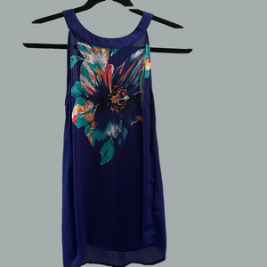 Rose & Thyme floral blouse size small